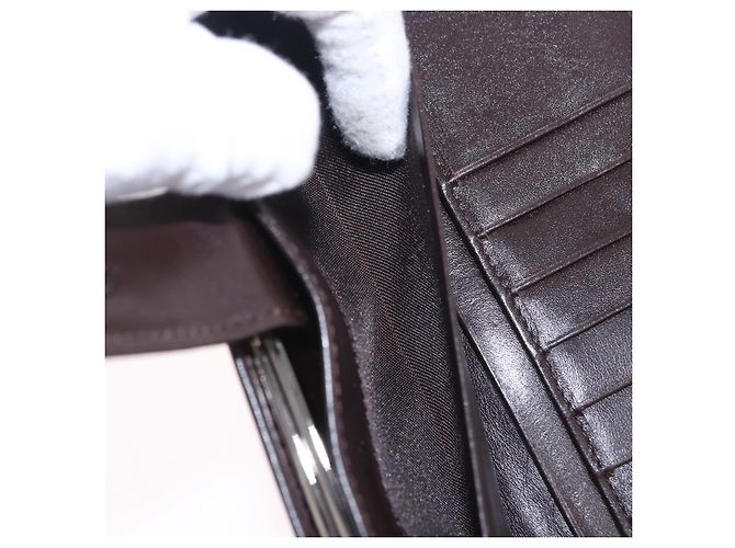 FENDI Zucca Canvas Langbeutel Schwarz Braun Auth 203453V - Ansicht 9
