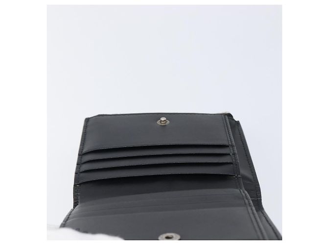 Carteira Compacta GUCCI GG Supreme PVC Bege Silver 547083 Auth 202833M Prata - vista 21
