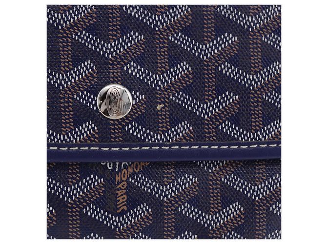 Borsa Tote GOYARD Herringbone Saint Louis PM PVC Navy Auth 203171A Blu navy - vista 19