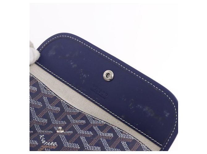 Borsa Tote GOYARD Herringbone Saint Louis PM PVC Navy Auth 203171A Blu navy - vista 22
