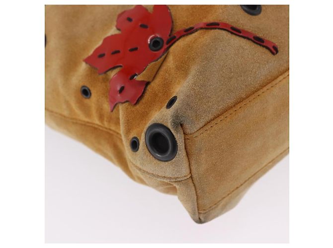 FENDI Handtasche aus beigem Wildleder authentisch 202880 - Ansicht 10