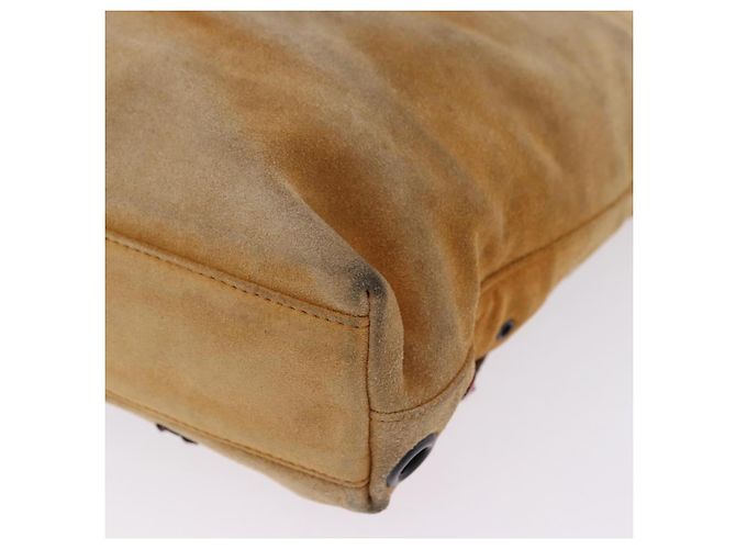 FENDI Handtasche aus beigem Wildleder authentisch 202880 - Ansicht 17