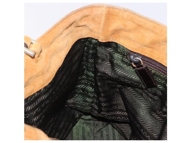 FENDI Handtasche aus beigem Wildleder authentisch 202880 - Ansicht 20