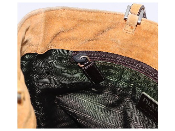 FENDI Handtasche aus beigem Wildleder authentisch 202880 - Ansicht 21
