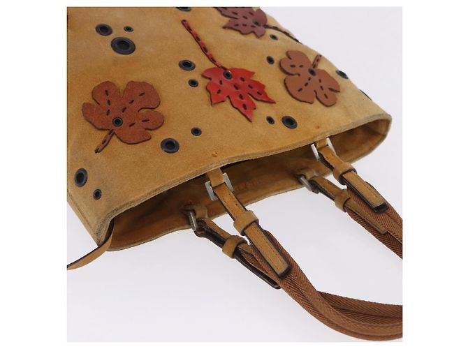 FENDI Handtasche aus beigem Wildleder authentisch 202880 - Ansicht 7