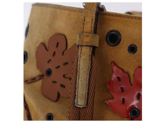 FENDI Handtasche aus beigem Wildleder authentisch 202880 - Ansicht 9