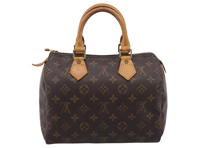 LOUIS VUITTON Monogram Speedy 25 Hand Bag M41528 LV Auth 201331 Monogramma - vista 2