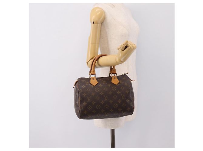 LOUIS VUITTON Monogram Speedy 25 Hand Bag M41528 LV Auth 201331 Monogramma - vista 20