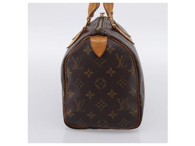 LOUIS VUITTON Monogram Speedy 25 Hand Bag M41528 LV Auth 201331 Monogramma - vista 3