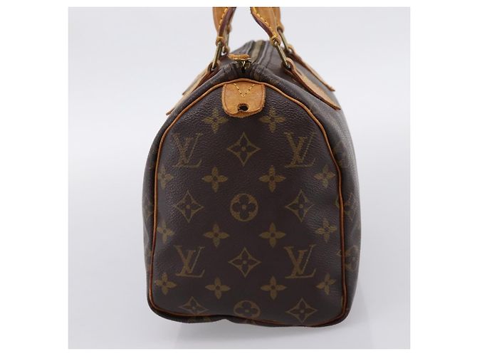 LOUIS VUITTON Monogram Speedy 25 Hand Bag M41528 LV Auth 201331 Monogramma - vista 4