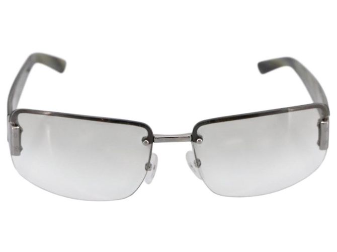 Gafas de sol sin montura GUCCI plástico Gray Auth BA15681 Castaño - vista 2