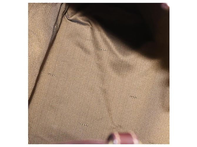 Borsa a mano FENDI Zucca Canvas Marrone Tono Oro Auth ka6152 - vista 11