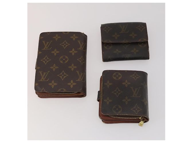 LOUIS VUITTON PRADA Monogram Geldbörse Nylon 6 Set Schwarz LV Auth gh2230 Monogramm - Ansicht 12