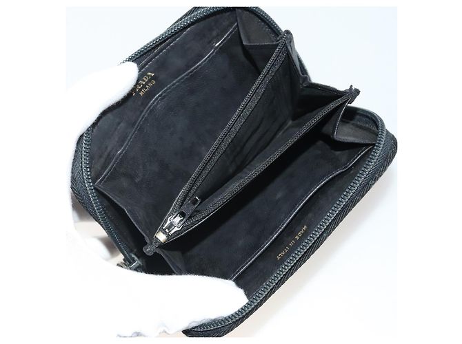 LOUIS VUITTON PRADA Monogram Geldbörse Nylon 6 Set Schwarz LV Auth gh2230 Monogramm - Ansicht 4