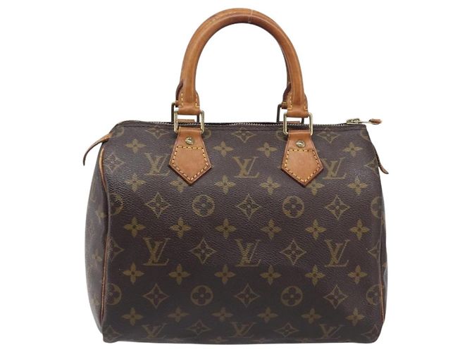 LOUIS VUITTON Monogram Speedy 25 Hand Bag M41528 LV Auth 200564 Monogramma - vista 13