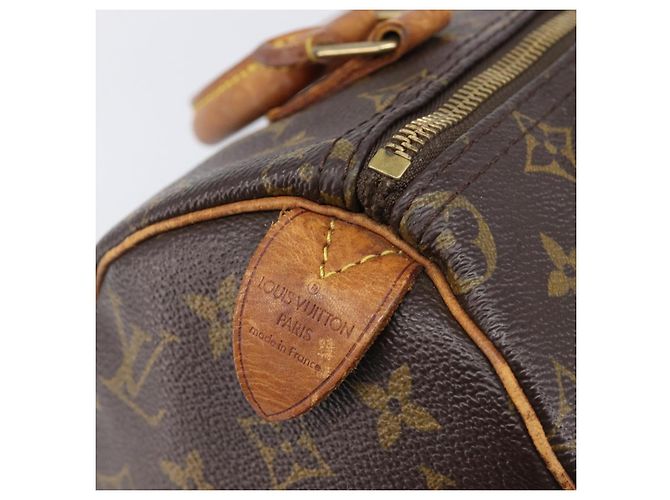 LOUIS VUITTON Monogram Speedy 25 Hand Bag M41528 LV Auth 200564 Monogramma - vista 19