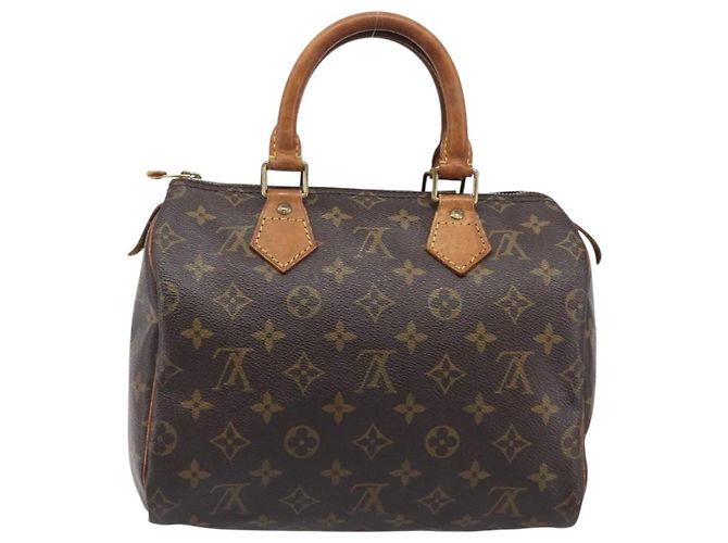 LOUIS VUITTON Monogram Speedy 25 Hand Bag M41528 LV Auth 200564 Monogramma - vista 2