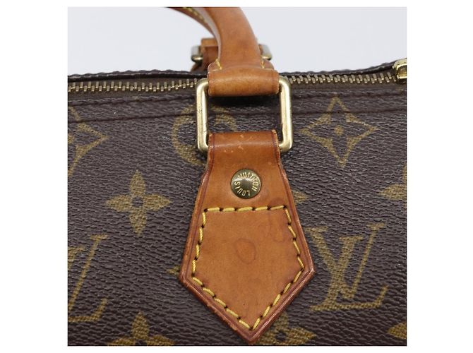 LOUIS VUITTON Monogram Speedy 25 Hand Bag M41528 LV Auth 200564 Monogramma - vista 9