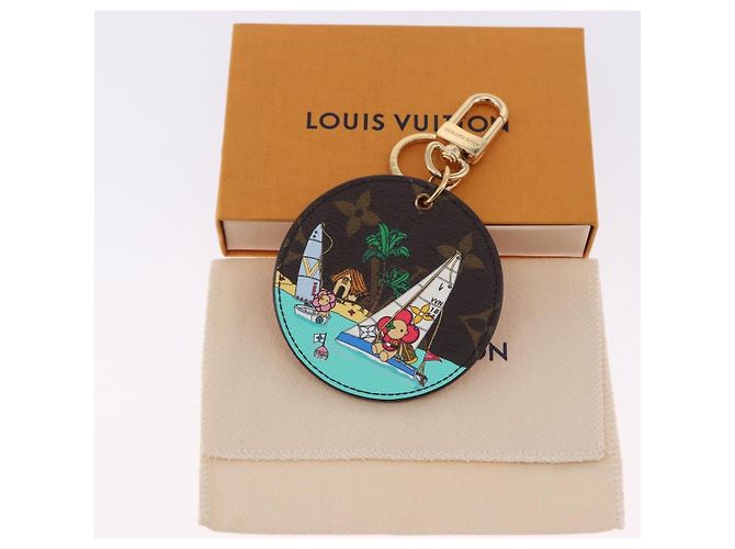 LOUIS VUITTON Monogram Vivienne Porte Cre Illustre Charm M82634 LV Auth 203664M Monogramma - vista 11