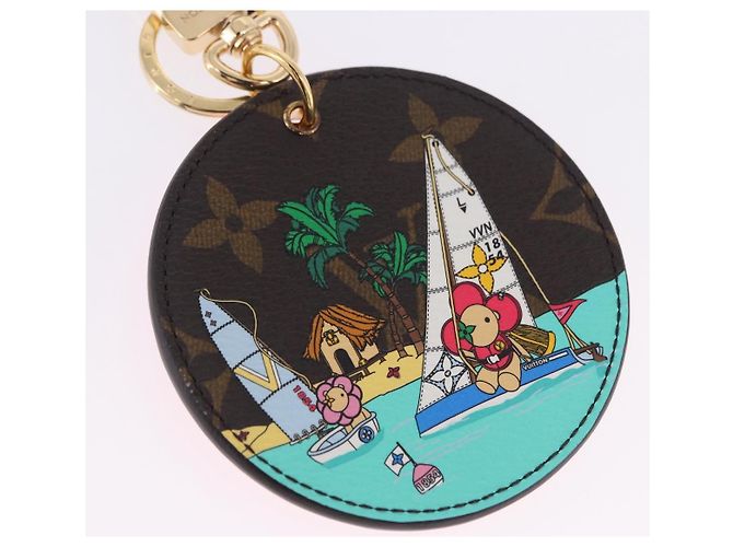 LOUIS VUITTON Monogram Vivienne Porte Cre Illustre Charm M82634 LV Auth 203664M Monogramma - vista 4