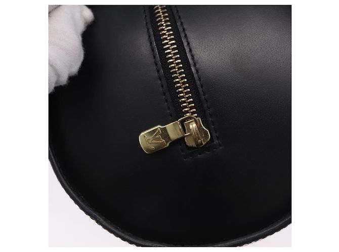 Borsa a mano LOUIS VUITTON Epi Soufflot Nera M52222 LV Auth 202944V Nero - vista 10