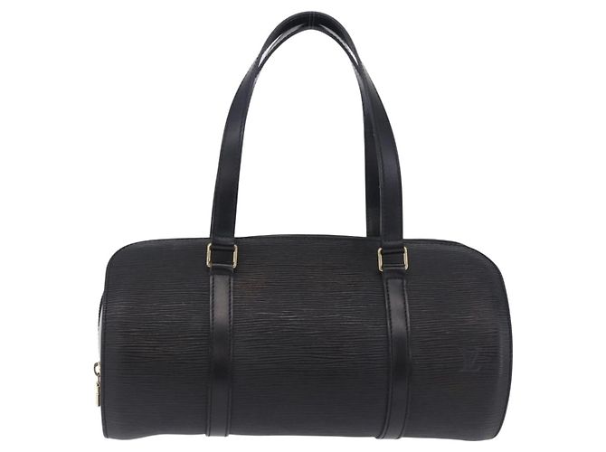 Borsa a mano LOUIS VUITTON Epi Soufflot Nera M52222 LV Auth 202944V Nero - vista 13