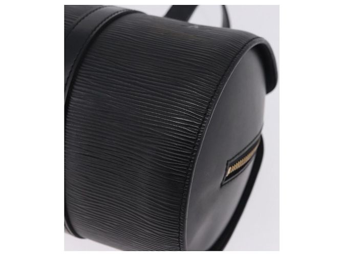 Borsa a mano LOUIS VUITTON Epi Soufflot Nera M52222 LV Auth 202944V Nero - vista 14