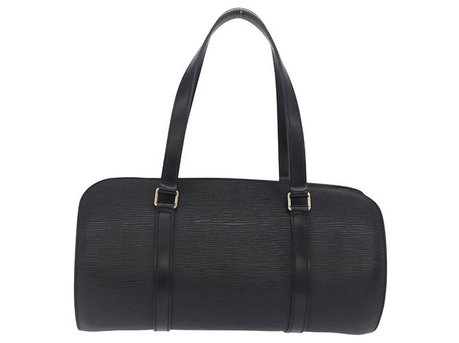 Borsa a mano LOUIS VUITTON Epi Soufflot Nera M52222 LV Auth 202944V Nero - vista 2