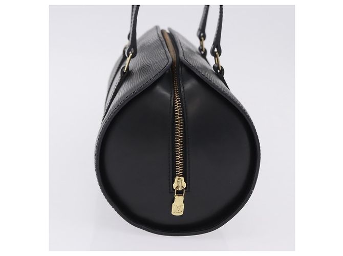 Borsa a mano LOUIS VUITTON Epi Soufflot Nera M52222 LV Auth 202944V Nero - vista 4