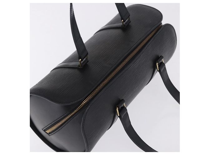 Borsa a mano LOUIS VUITTON Epi Soufflot Nera M52222 LV Auth 202944V Nero - vista 6