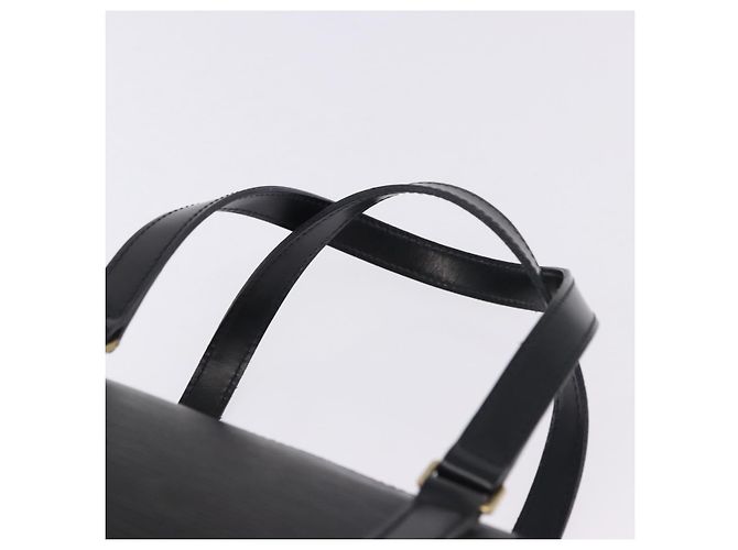 Borsa a mano LOUIS VUITTON Epi Soufflot Nera M52222 LV Auth 202944V Nero - vista 8