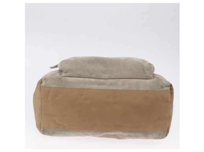 PRADA Schultertasche aus Wildleder Beige Auth bs36960 - Ansicht 5