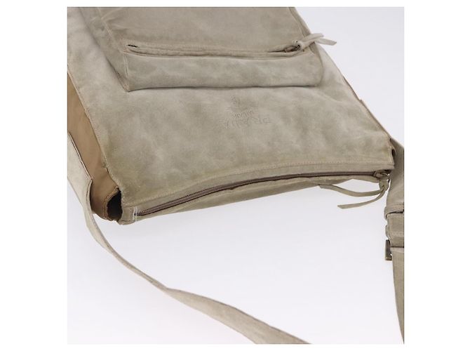 PRADA Schultertasche aus Wildleder Beige Auth bs36960 - Ansicht 6