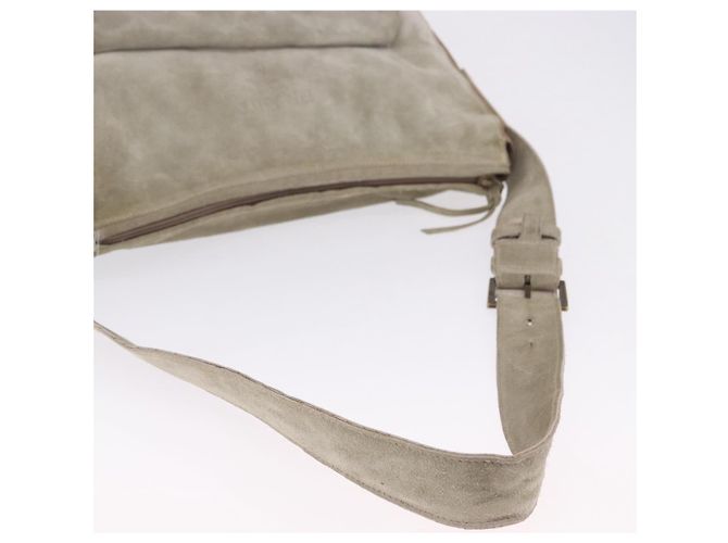 PRADA Schultertasche aus Wildleder Beige Auth bs36960 - Ansicht 7