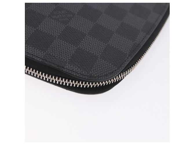 LOUIS VUITTON Damier Grafitte Organizer Atoll Travel Case N48255 LV Auth 202615A Damier ebene - vista 16