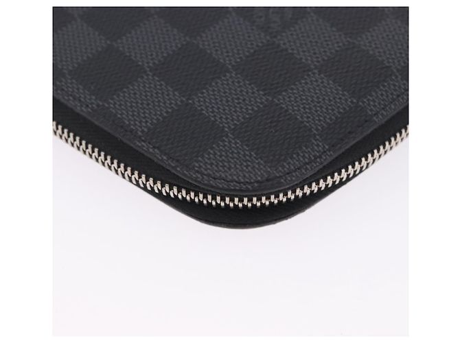 LOUIS VUITTON Damier Grafitte Organizer Atoll Travel Case N48255 LV Auth 202615A Damier ebene - vista 17