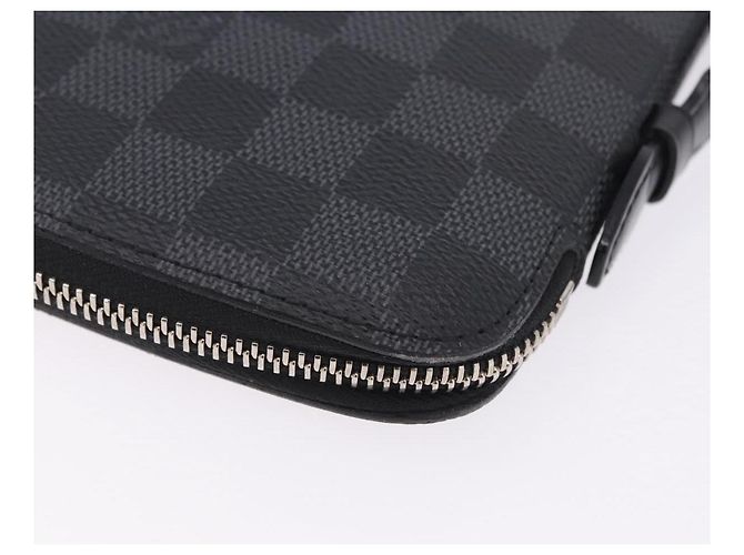 LOUIS VUITTON Damier Grafitte Organizer Atoll Travel Case N48255 LV Auth 202615A Damier ebene - vista 18