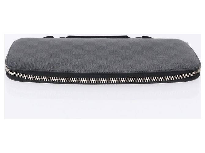 LOUIS VUITTON Damier Grafitte Organizer Atoll Travel Case N48255 LV Auth 202615A Damier ebene - vista 3