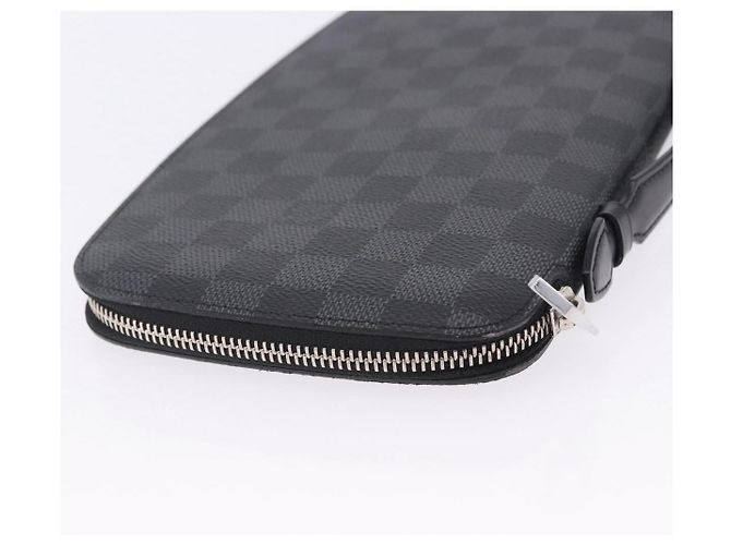 LOUIS VUITTON Damier Grafitte Organizer Atoll Travel Case N48255 LV Auth 202615A Damier ebene - vista 6