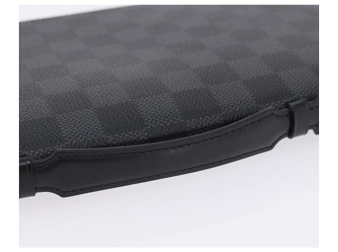 LOUIS VUITTON Damier Grafitte Organizer Atoll Travel Case N48255 LV Auth 202615A Damier ebene - vista 7
