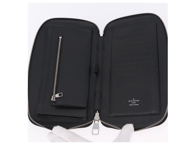 LOUIS VUITTON Damier Grafitte Organizer Atoll Travel Case N48255 LV Auth 202615A Damier ebene - vista 9