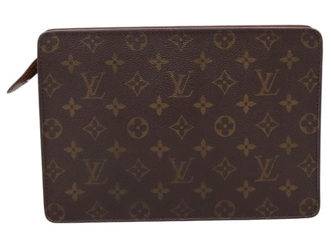LOUIS VUITTON Monogram Pochette Homme Clutch Bag M51795 LV Auth 201275 Monogramma - vista 2