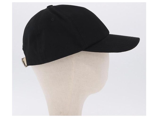 Cappello BURBERRY Novachek Canvas XL Black Silver Auth 202726M Nero Argento - vista 4