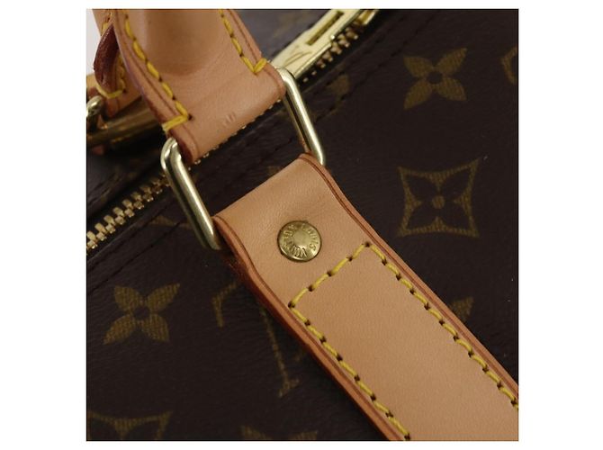 LOUIS VUITTON Monogram Keepall 55 Boston Bag M41424 LV Auth 198998V Monogramma - vista 10