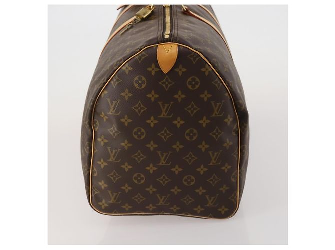 LOUIS VUITTON Monogram Keepall 55 Boston Bag M41424 LV Auth 198998V Monogramma - vista 3