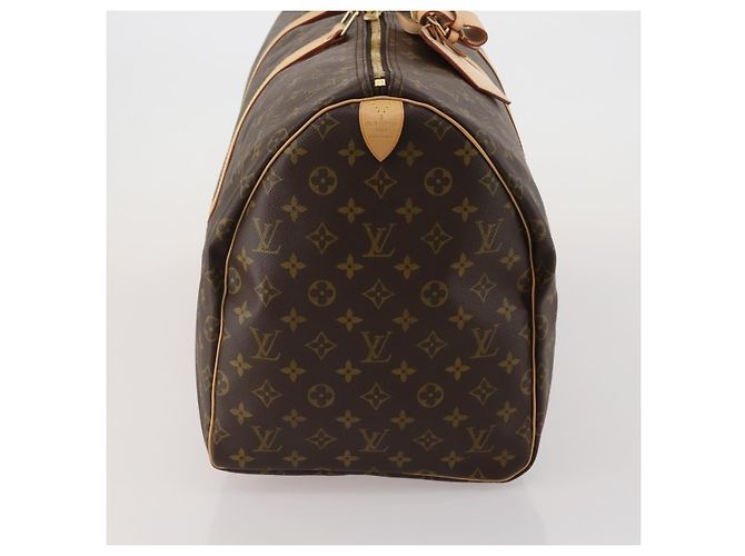 LOUIS VUITTON Monogram Keepall 55 Boston Bag M41424 LV Auth 198998V Monogramma - vista 4