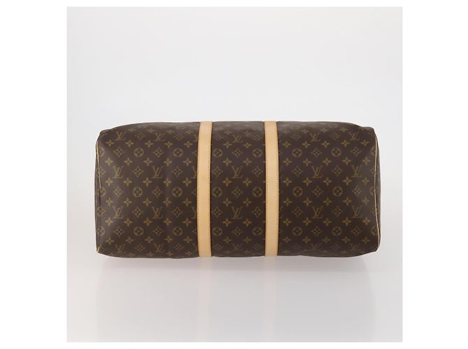 LOUIS VUITTON Monogram Keepall 55 Boston Bag M41424 LV Auth 198998V Monogramma - vista 5