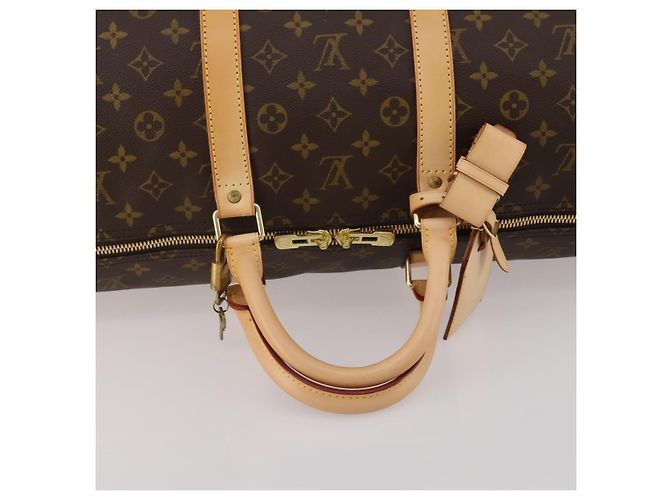 LOUIS VUITTON Monogram Keepall 55 Boston Bag M41424 LV Auth 198998V Monogramma - vista 7