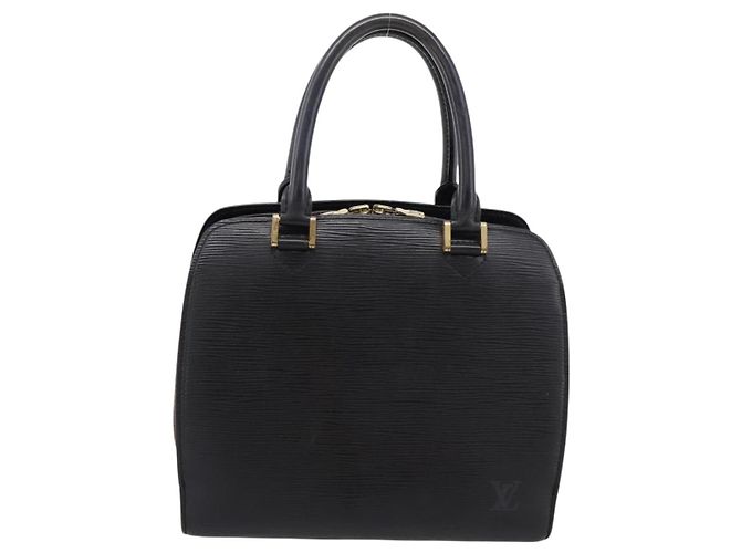 Borsa a mano LOUIS VUITTON Epi Pont Neuf Black M52052 LV Auth ka6113 Nero - vista 13