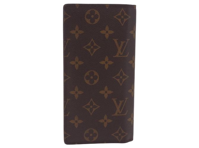 LOUIS VUITTON Monogram Portefeuille Braza Long Wallet M66540 LV Auth 203096 Monogramma - vista 2